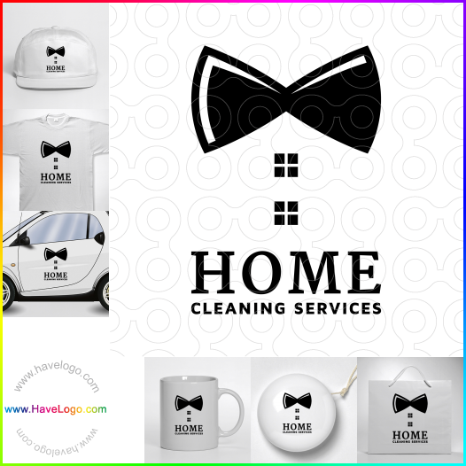 логотип Домашние услуги по уборке - 62543