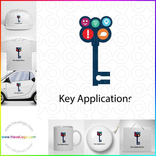 логотип Ключевые приложения - 62686