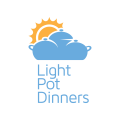 логотип Ужин с освещением