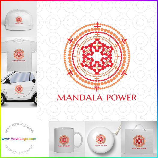 このマンダラパワーのロゴデザインを購入する - 66008