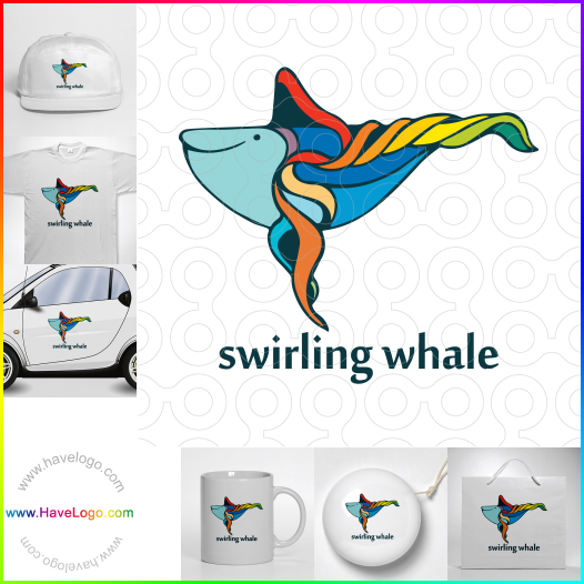 buy  Swirling whale  logo 60997