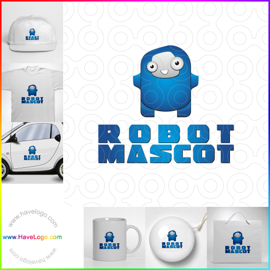 логотип робот - 38268