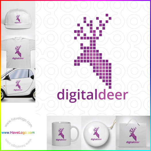 buy  digital deer  logo 64147