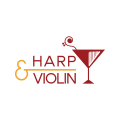 豎琴和小提琴Logo