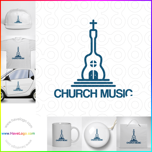 この教会の音楽のロゴデザインを購入する - 64750