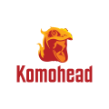 логотип Голова Комодо
