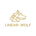 Linearer Wolf logo
