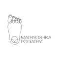 логотип Матрешка Подиатрия