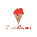 比薩冰淇淋Logo