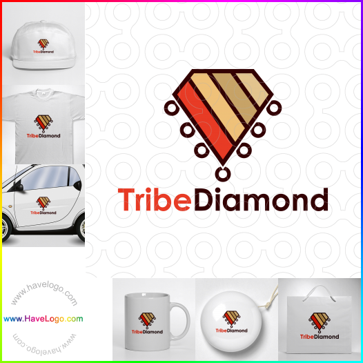 логотип Tribe Diamond - 64828