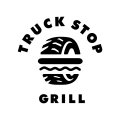 卡車停止燒烤Logo