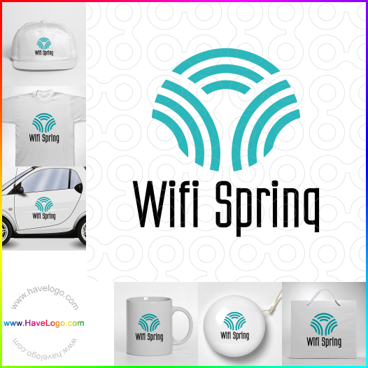 このWifi Springのロゴデザインを購入する - 66167