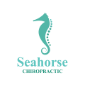 логотип морская лошадь хиропрактика