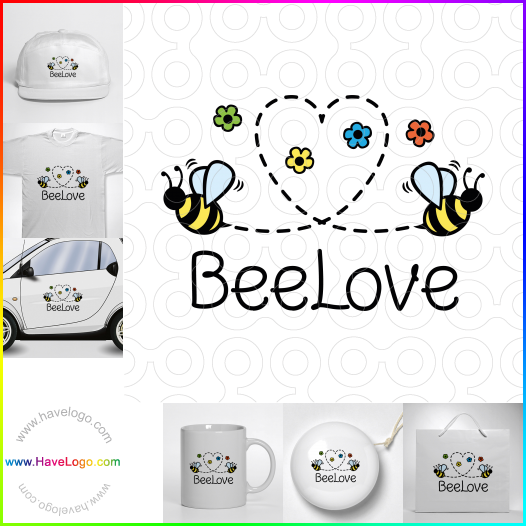 логотип Bee Love - 65244