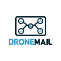 無人機的郵件Logo