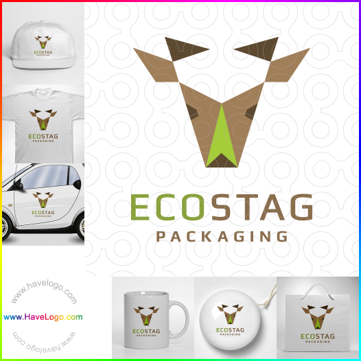 Eco Hirschverpackung logo 65522