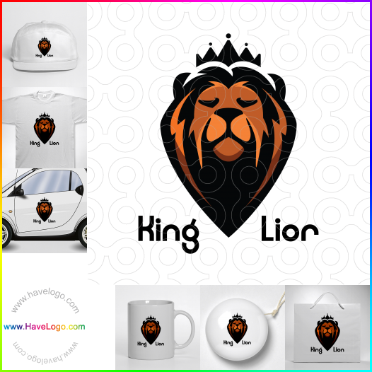 このライオンライオンのロゴデザインを購入する - 67151