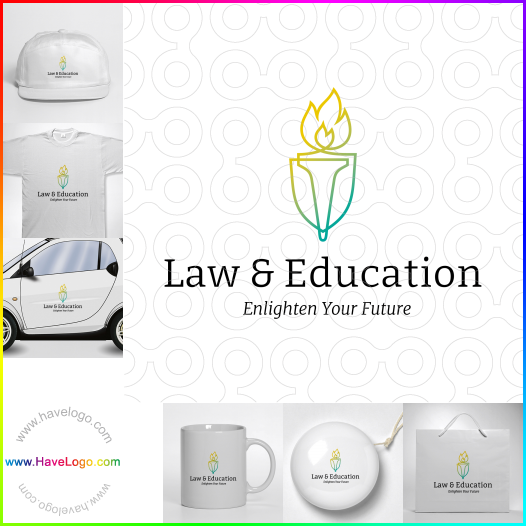 購買此法律與教育logo設計63403