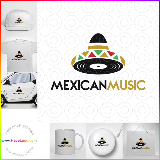 購買此墨西哥音樂logo設計62559