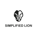 Vereinfachter Löwe logo
