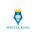 Schriftsteller King logo