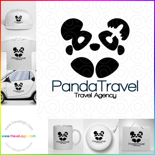 логотип панда - 25790