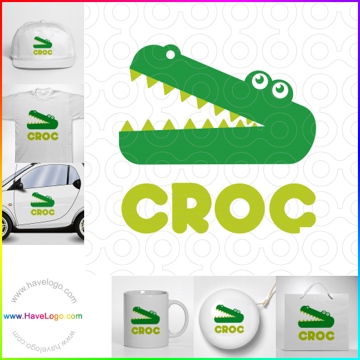 логотип крокодил - 41051