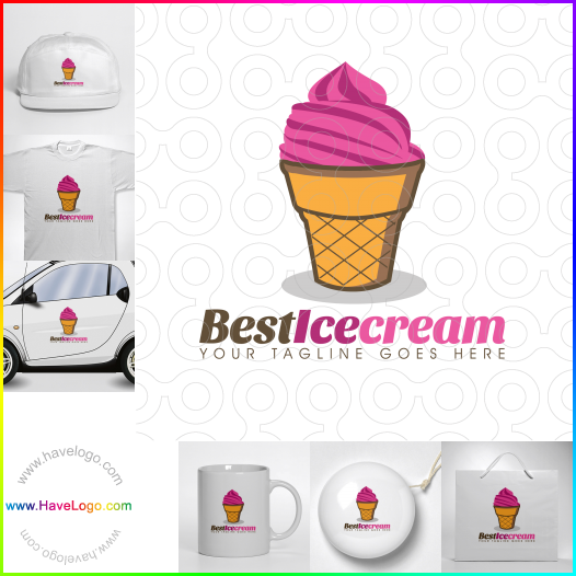 логотип мороженое - 33380