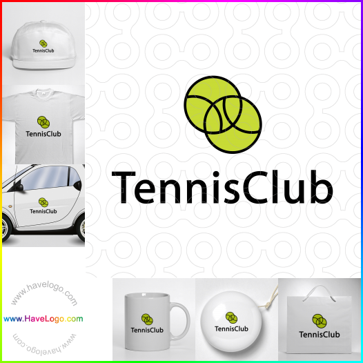 購買此網球設備logo設計45915