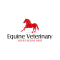 Pferde Veterinär- Logo