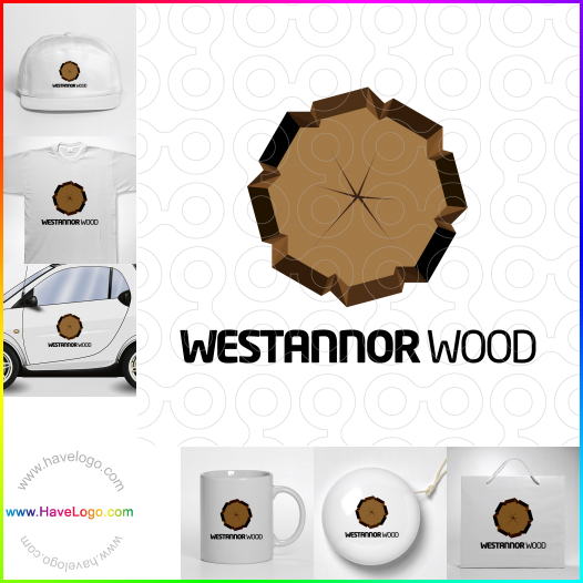 buy wood logo 6314