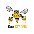  Bee STRONG  Logo