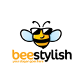логотип Пчела Стильная
