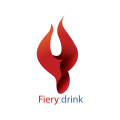 火熱的飲料Logo