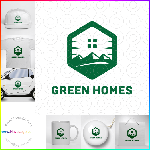 Grüne Häuser logo 64364