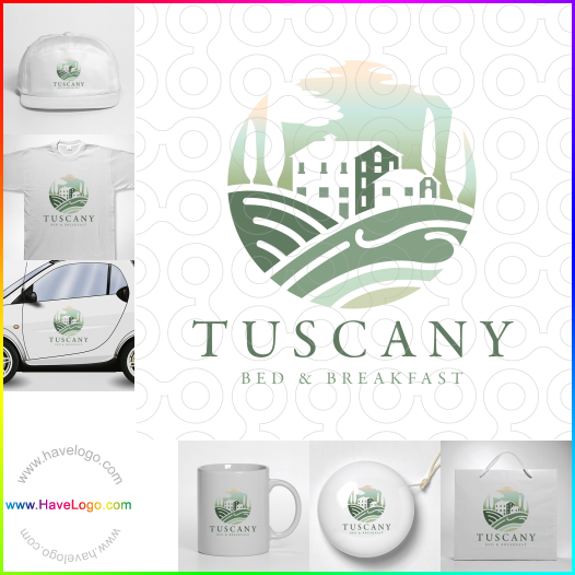 логотип Тоскана кровать и завтрак - 64039
