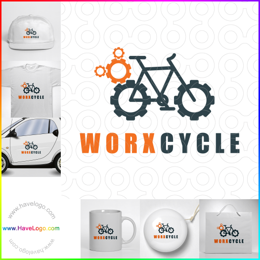 Fahrradfahren logo 46462