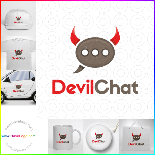 логотип Devil Chat - 66950