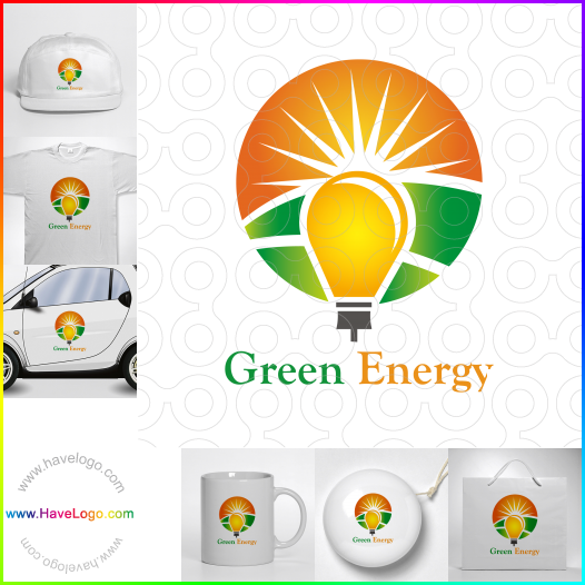 購買此綠色能源logo設計62373