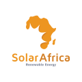 логотип Солнечная энергия возобновляемой энергии в Африке