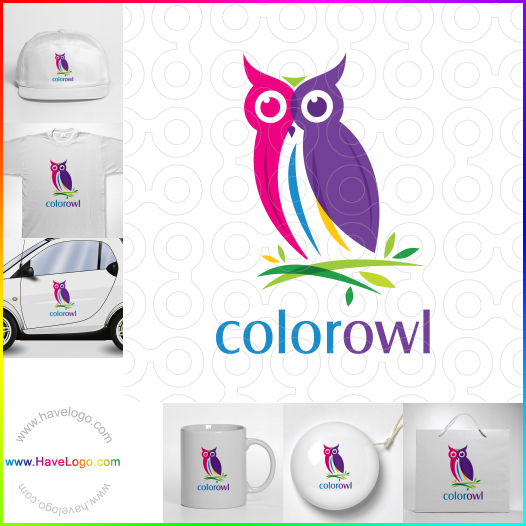 buy  color owl  logo 64813
