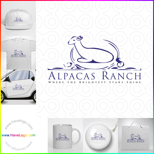логотип альпаки ранчо - 37287