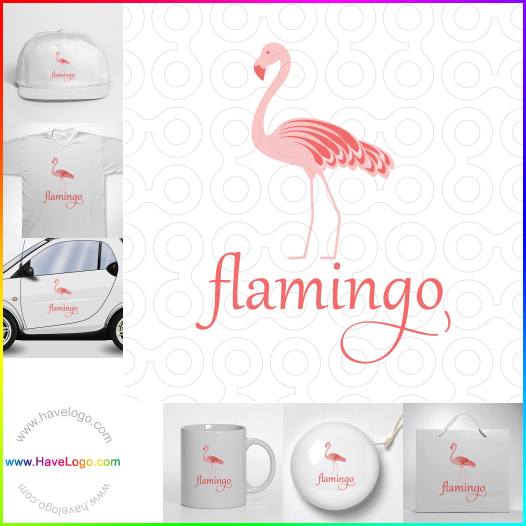 логотип фламинго - 62216
