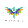 логотип феникс птица