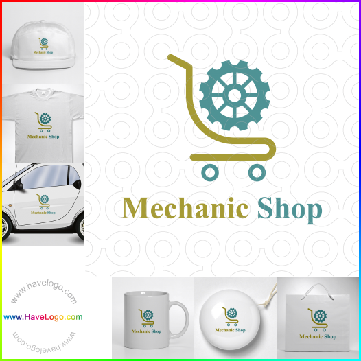 buy  mechanic shop  logo 63579