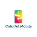 логотип Цветной мобильный
