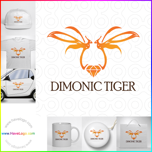 購買此dimonic虎logo設計61931