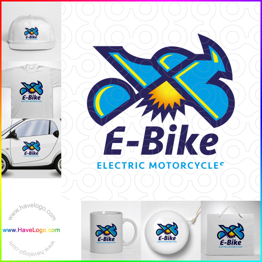 логотип Электрические мотоциклы E bike - 62784