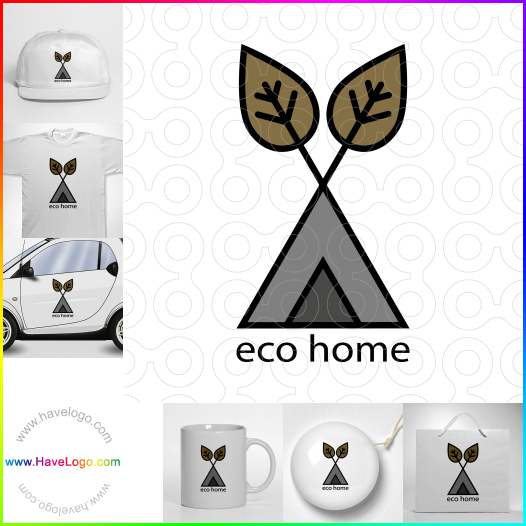 логотип Eco home - 65449