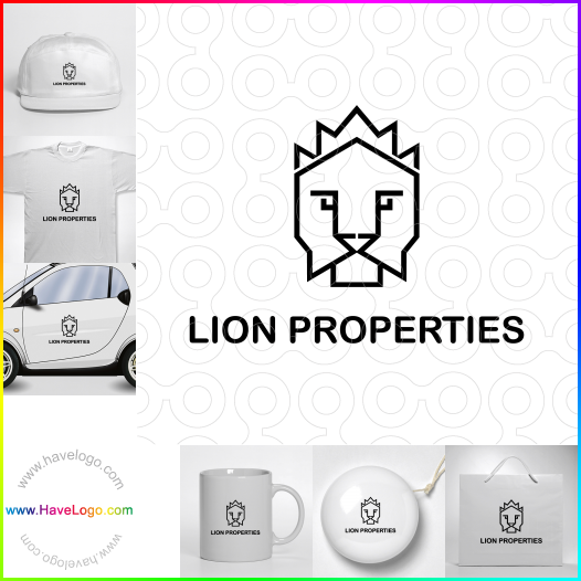 購買此獅子的特性logo設計65156